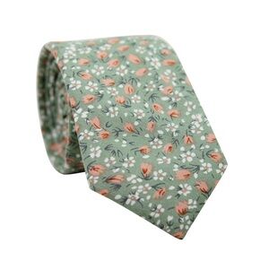 DAZI men’s CALLA LILY Skinny Tie